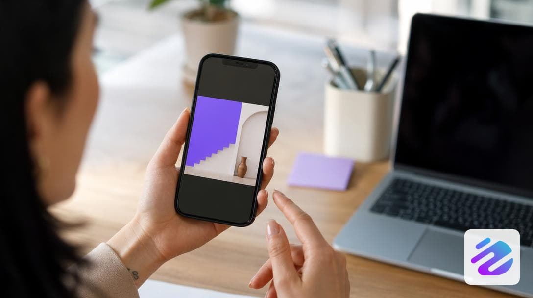 Post Instagram carré affiché sur un smartphone pour choisir son format