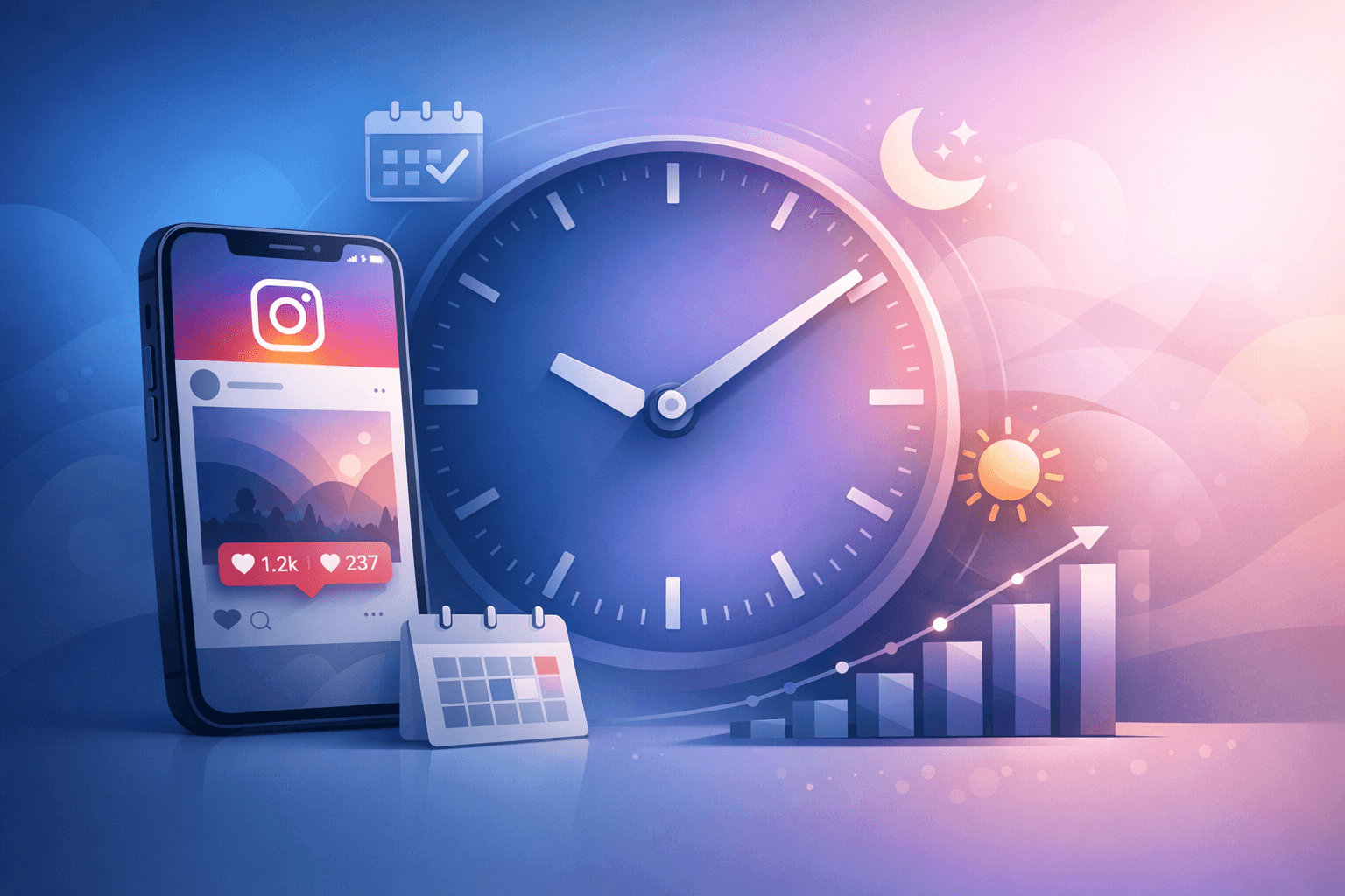 Horaires optimaux pour publier sur Instagram en 2026, stratégie efficace