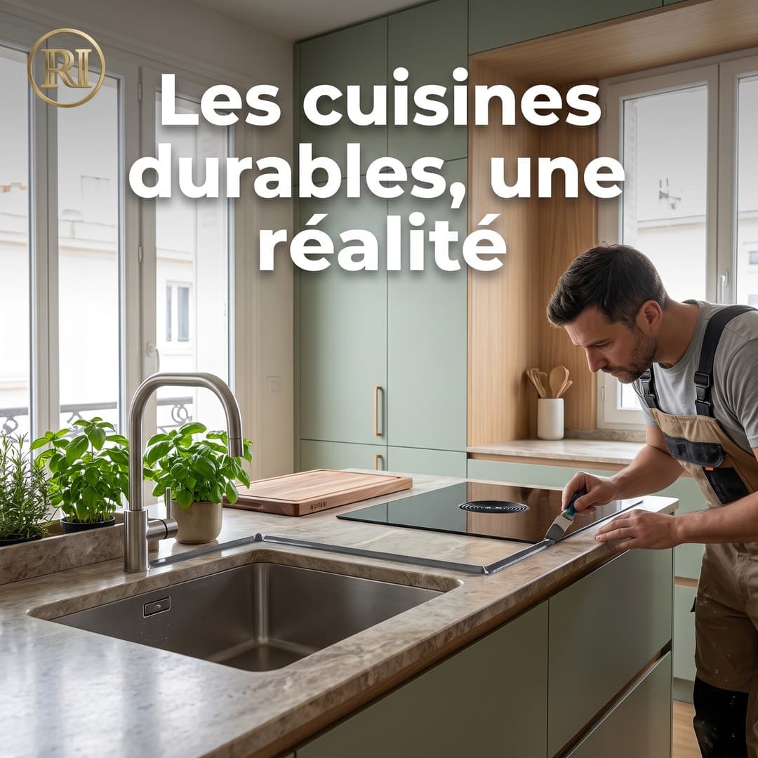 Le vrai “luxe” en cuisine en 2026, c’est quand ça vieillit bien.

On voit revenir des teintes plus naturelles (bois, verts doux, tons minér…