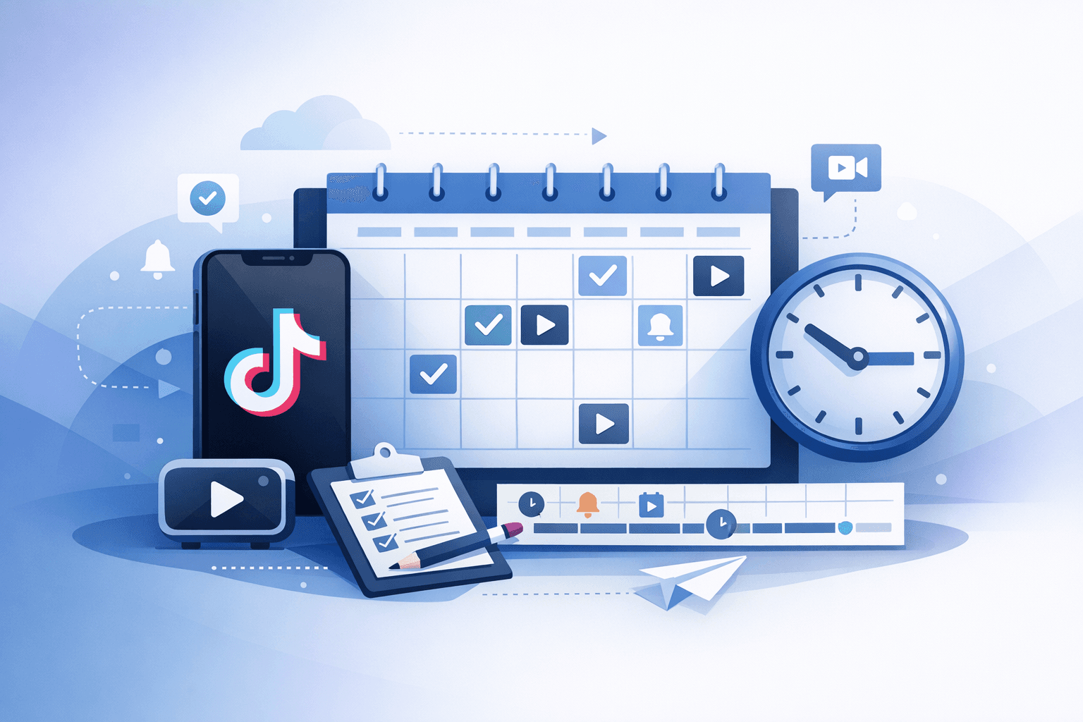 Optimisation de la planification TikTok avec Dropapost par un community manager