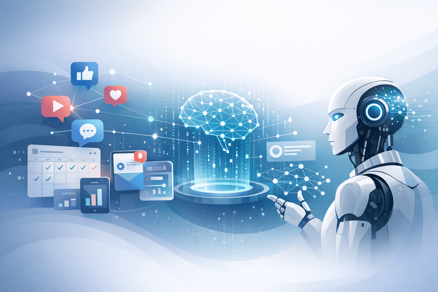 Planning mensuel de contenus IA pour Instagram et Facebook en 2026