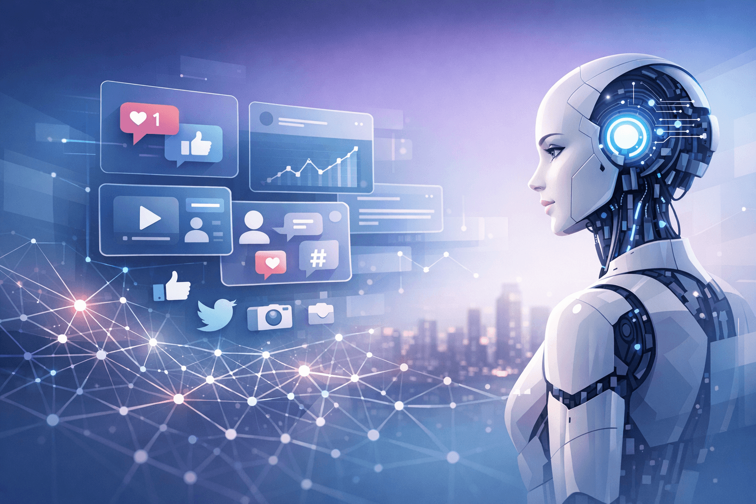 Community manager planifiant un calendrier social media avec IA en 2026